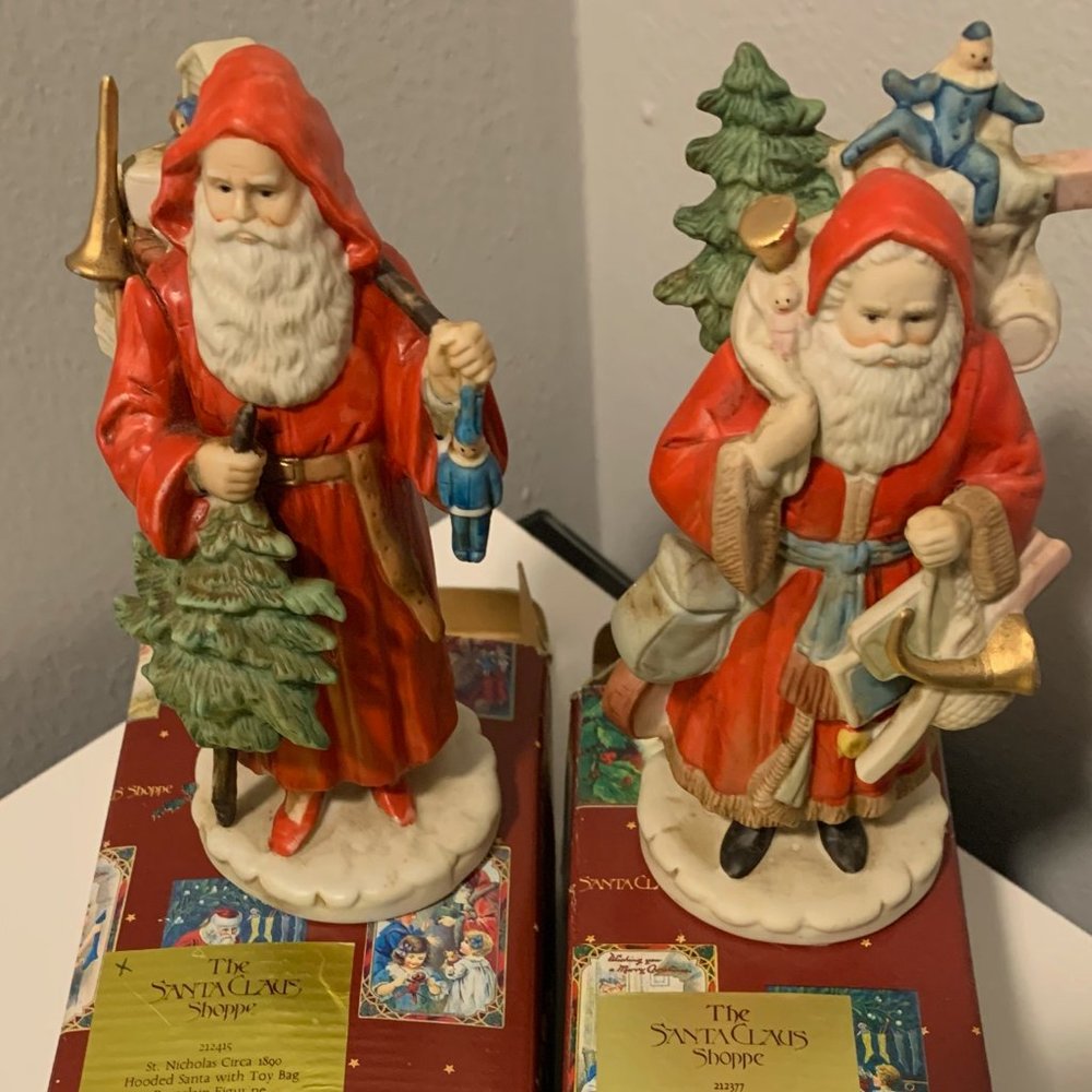 The Santa Claus Shoppe St Nicholas porcelain